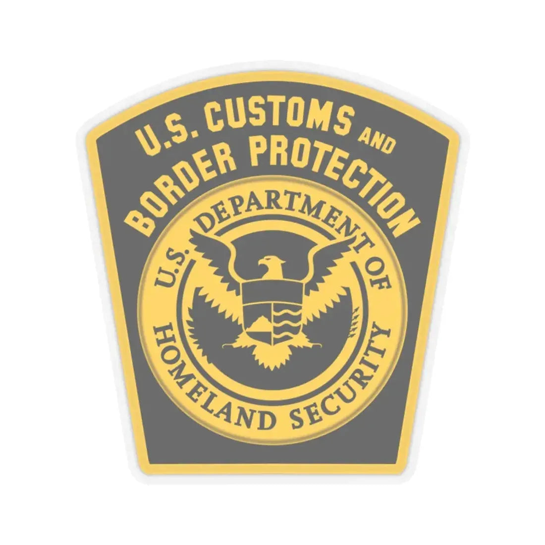 United States Border Patrol - STICKER Vinyl Kiss-Cut Decal 2 Inch Transparent - The Sticker Space