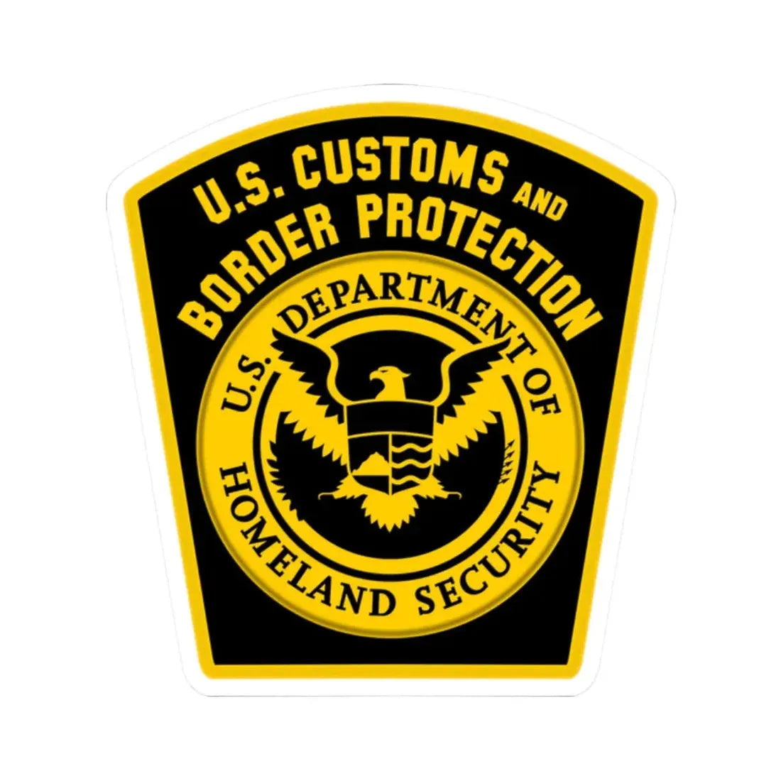 United States Border Patrol - STICKER Vinyl Kiss-Cut Decal 2 Inch White - The Sticker Space