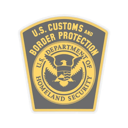 United States Border Patrol - STICKER Vinyl Kiss-Cut Decal 6 Inch Transparent - The Sticker Space