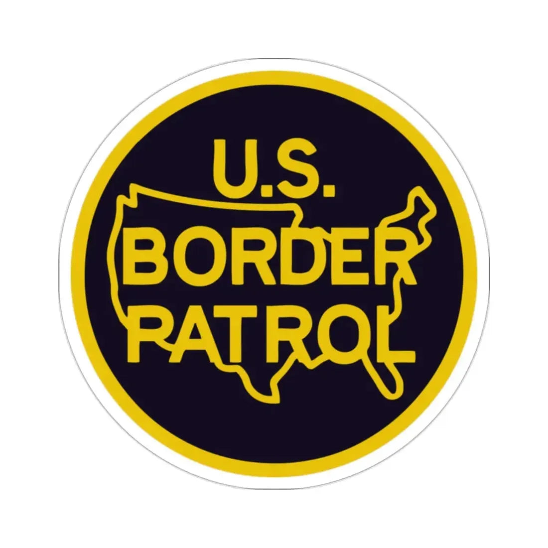United States Border Patrol v2 STICKER Vinyl Die-Cut Decal 2 Inch - The Sticker Space