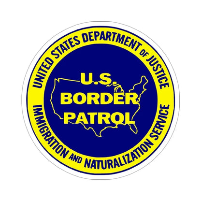 United States Border Patrol v3 STICKER Vinyl Die-Cut Decal 3 Inch - The Sticker Space