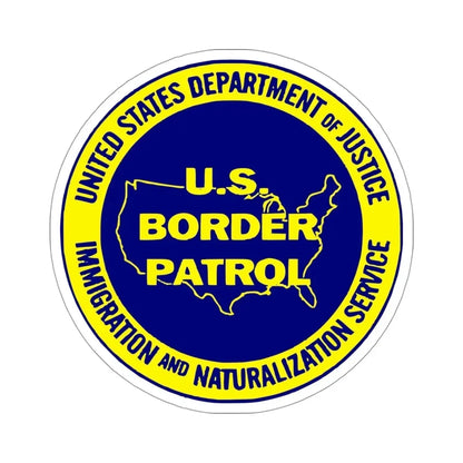 United States Border Patrol v3 STICKER Vinyl Die-Cut Decal 4 Inch - The Sticker Space