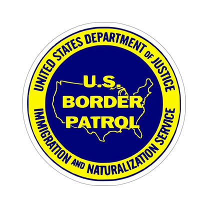 United States Border Patrol v3 STICKER Vinyl Die-Cut Decal 5 Inch - The Sticker Space