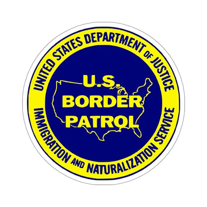 United States Border Patrol v3 STICKER Vinyl Die-Cut Decal 6 Inch - The Sticker Space