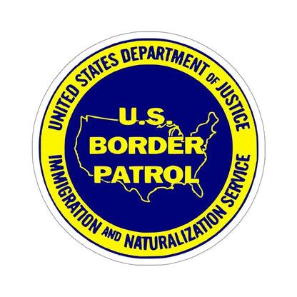 United States Border Patrol v3 STICKER Vinyl Die-Cut Decal 6 Inch - The Sticker Space