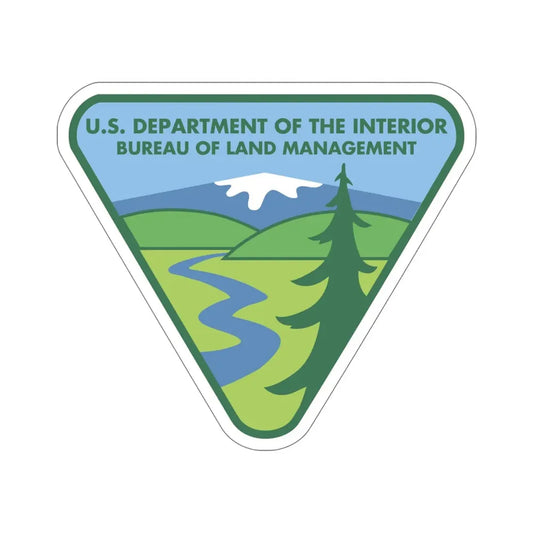 United States Bureau of Land Management STICKER Vinyl Die-Cut Decal 6 Inch - The Sticker Space