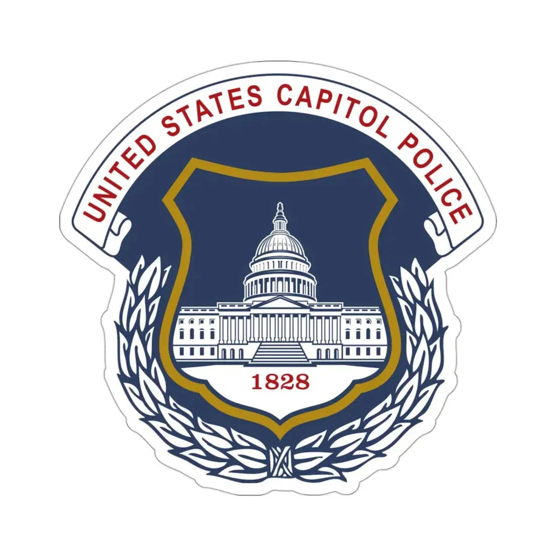 United States Capitol Police STICKER Vinyl Die-Cut Decal 3 Inch - The Sticker Space