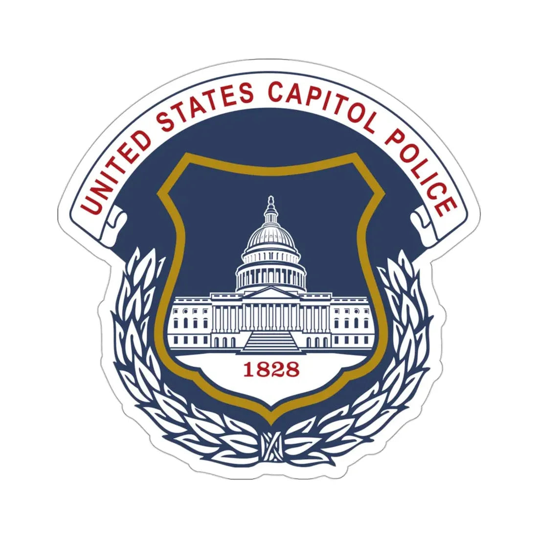United States Capitol Police STICKER Vinyl Die-Cut Decal 3 Inch - The Sticker Space