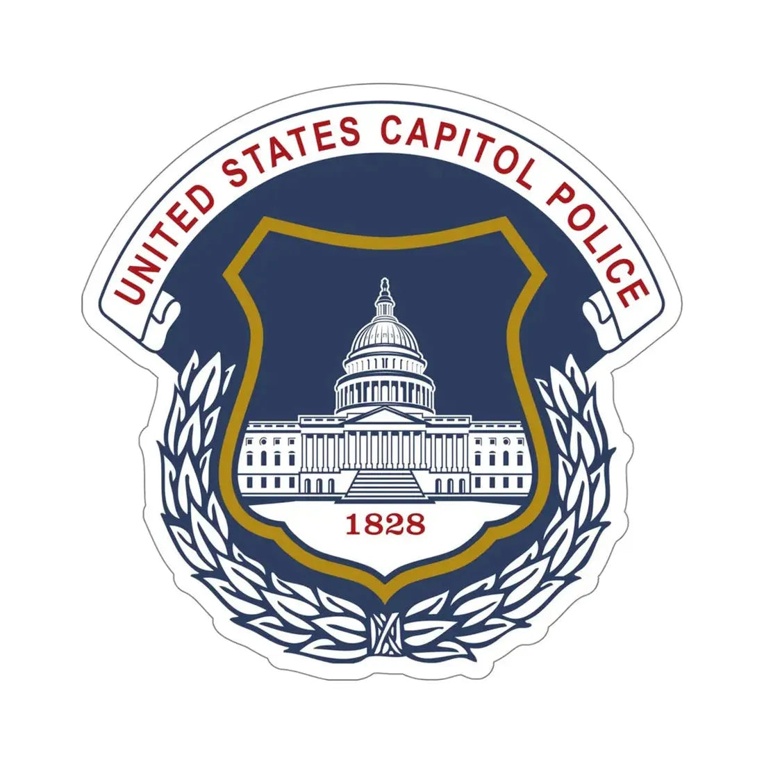 United States Capitol Police STICKER Vinyl Die-Cut Decal 5 Inch - The Sticker Space