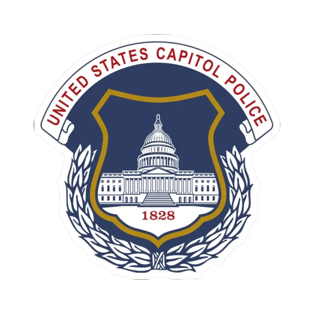 United States Capitol Police - STICKER Vinyl Kiss-Cut Decal 2 Inch White - The Sticker Space