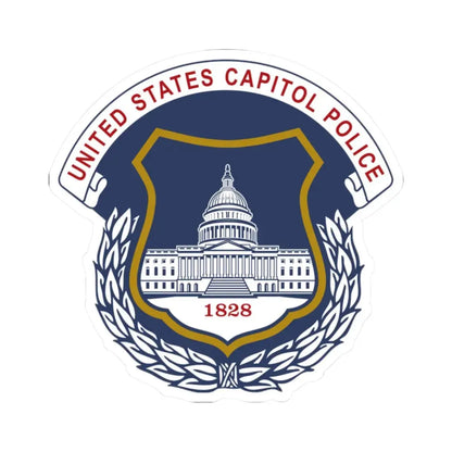 United States Capitol Police - STICKER Vinyl Kiss-Cut Decal 2 Inch White - The Sticker Space