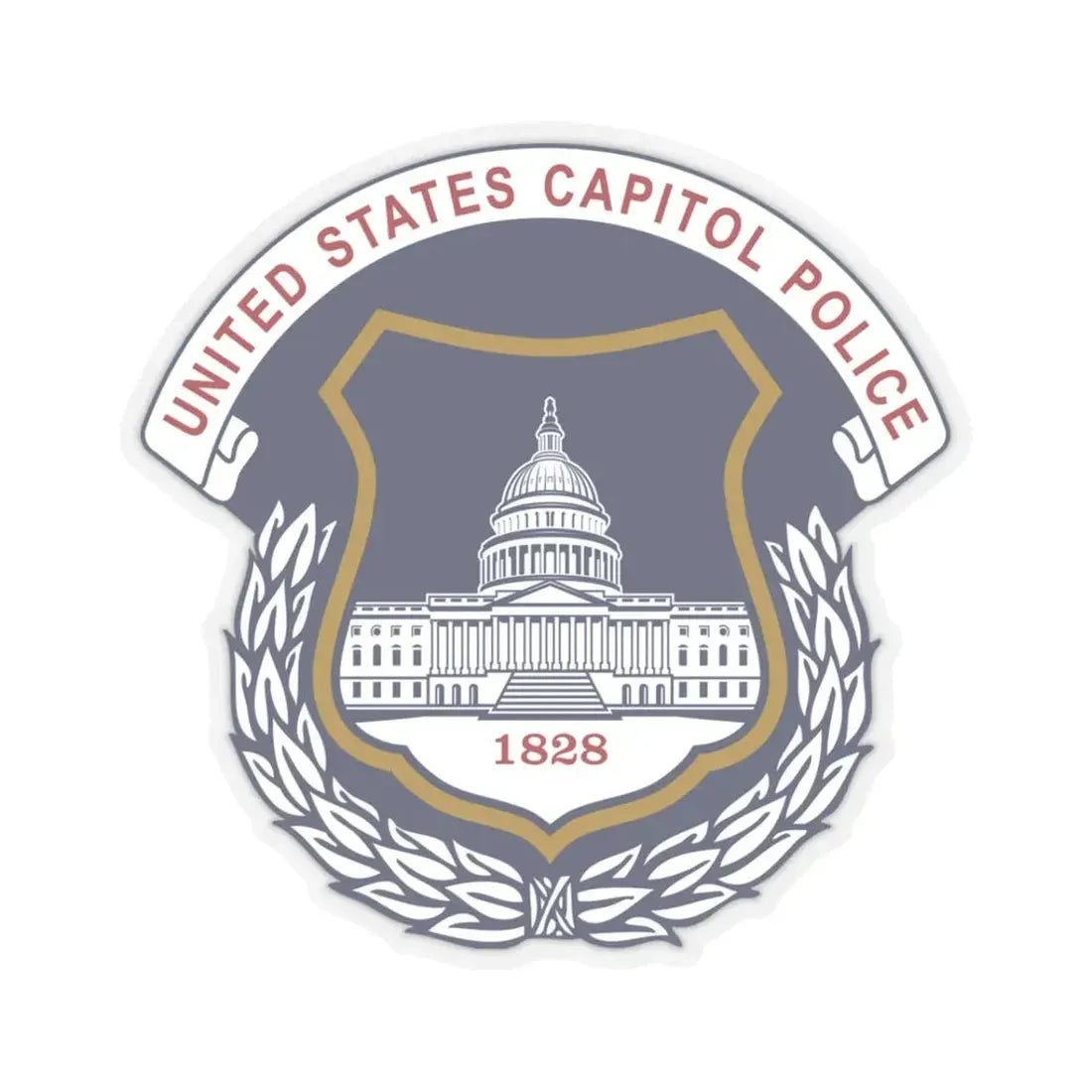 United States Capitol Police - STICKER Vinyl Kiss-Cut Decal 3 Inch Transparent - The Sticker Space