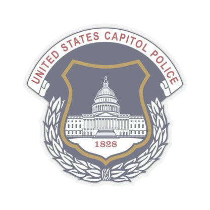 United States Capitol Police - STICKER Vinyl Kiss-Cut Decal 3 Inch Transparent - The Sticker Space