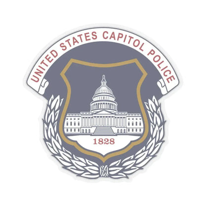 United States Capitol Police - STICKER Vinyl Kiss-Cut Decal 4 Inch Transparent - The Sticker Space