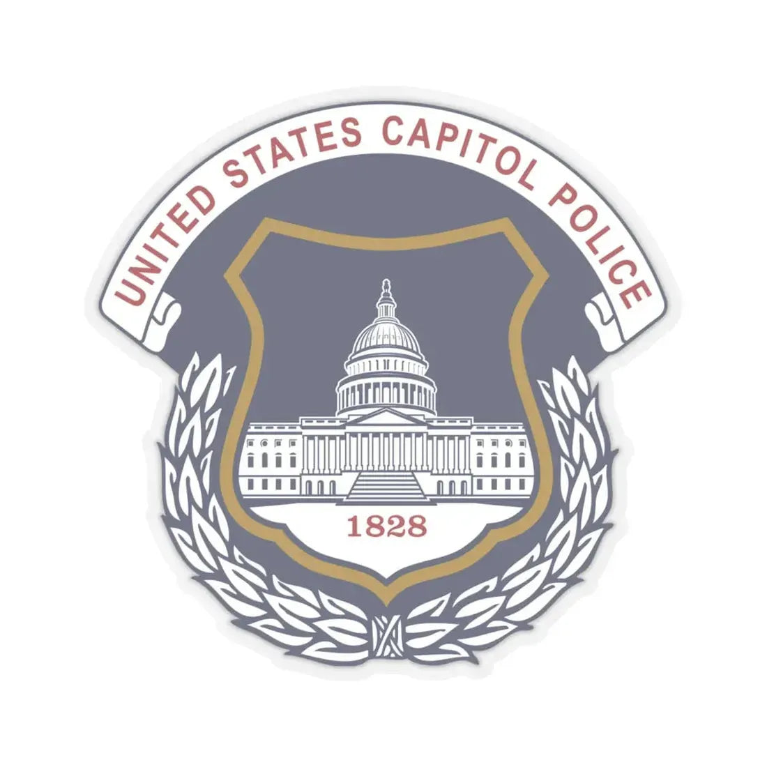 United States Capitol Police - STICKER Vinyl Kiss-Cut Decal 6 Inch Transparent - The Sticker Space