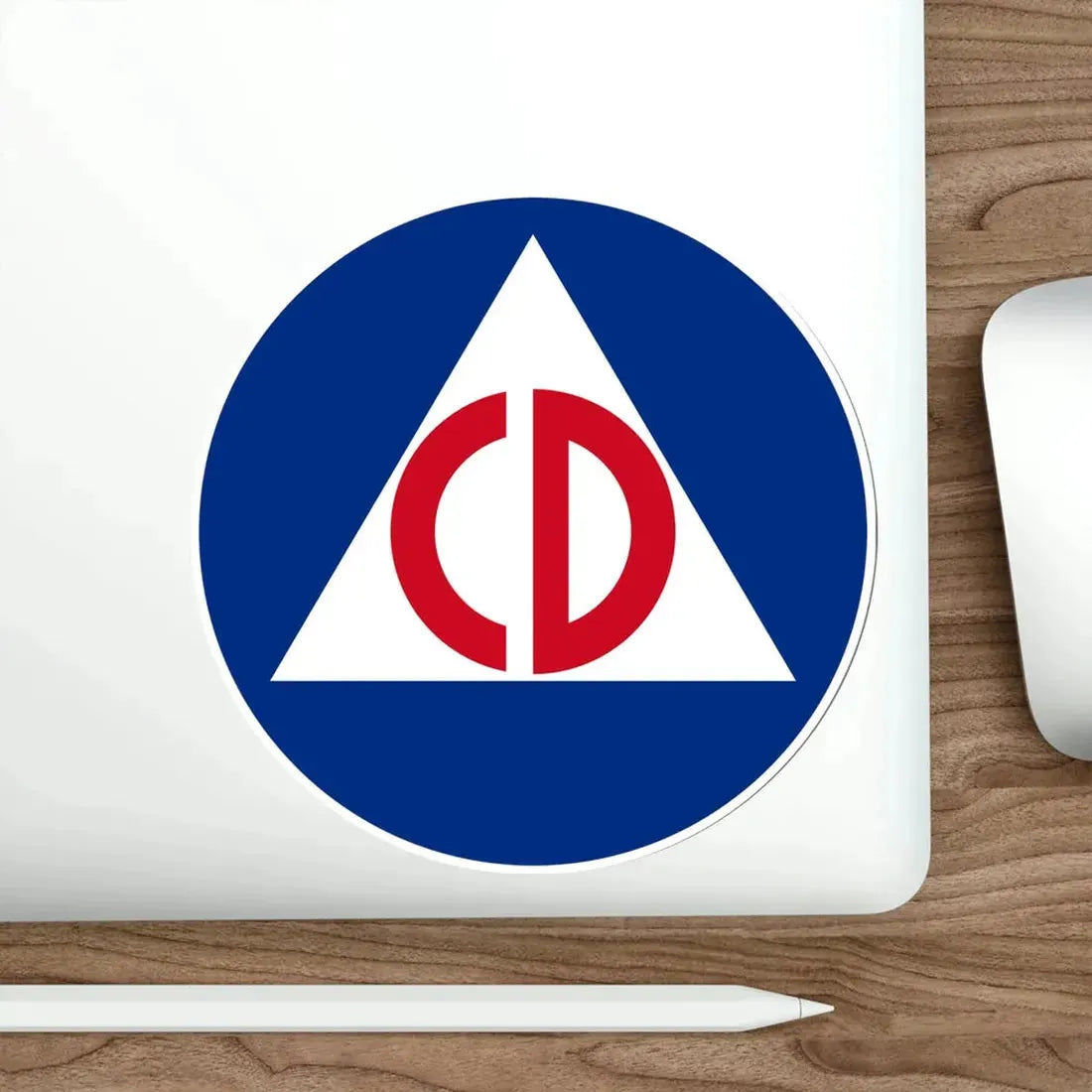 United States Civil Defense STICKER Vinyl Die-Cut Decal - The Sticker Space