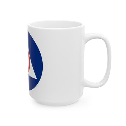 United States Civil Defense - White Coffee Mug-The Sticker Space