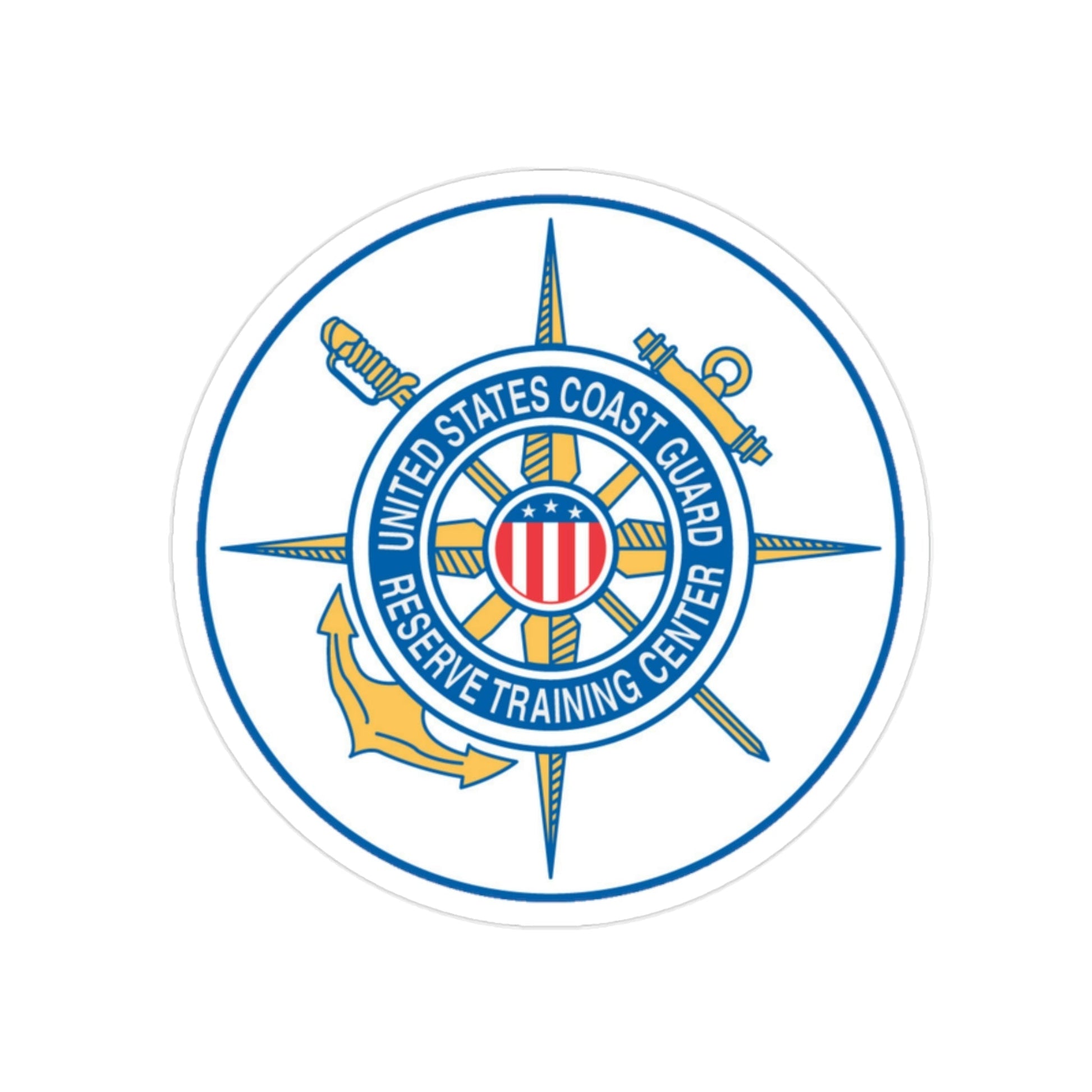 United States Coast Guard Reserve Training Center (U.S. Coast Guard) Transparent STICKER Die-Cut Vinyl Decal-2 Inch-The Sticker Space