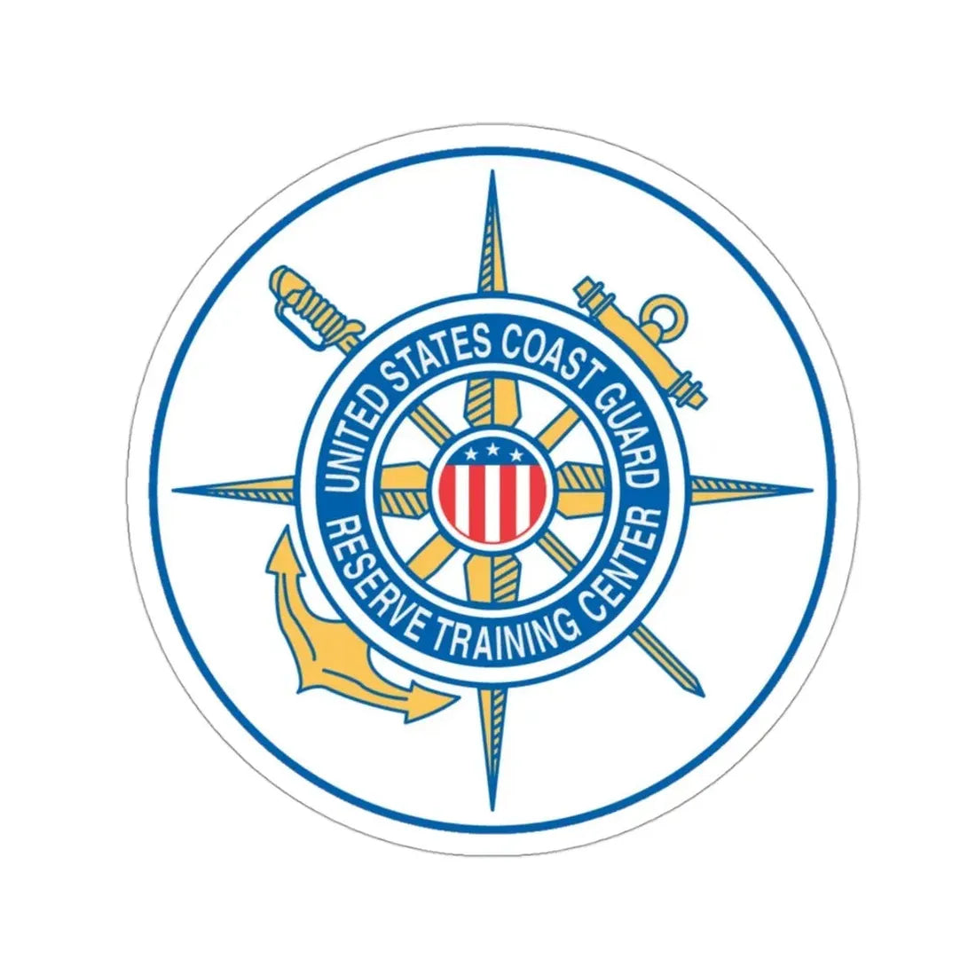 United States Coast Guard Reserve Training Center (U.S. Coast Guard) STICKER Vinyl Die-Cut Decal 3 Inch - The Sticker Space