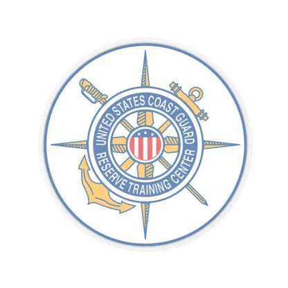 United States Coast Guard Reserve Training Center (U.S. Coast Guard) STICKER Vinyl Kiss-Cut Decal 4 Inch Transparent - The Sticker Space