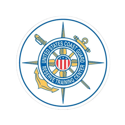 United States Coast Guard Reserve Training Center (U.S. Coast Guard) STICKER Vinyl Kiss-Cut Decal 4 Inch White - The Sticker Space