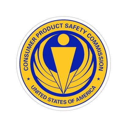 United States Consumer Product Safety Commission STICKER Vinyl Die-Cut Decal 2 Inch - The Sticker Space