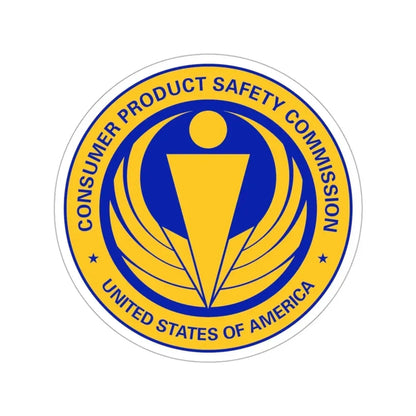 United States Consumer Product Safety Commission STICKER Vinyl Die-Cut Decal 3 Inch - The Sticker Space