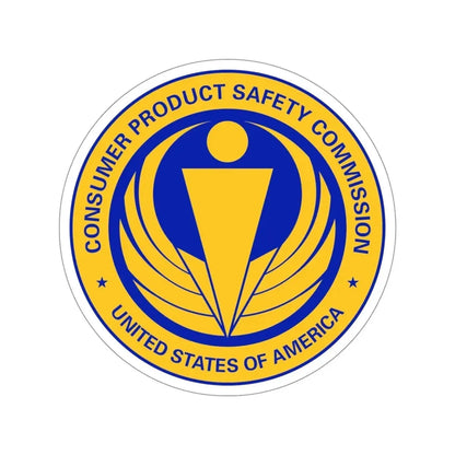 United States Consumer Product Safety Commission STICKER Vinyl Die-Cut Decal 4 Inch - The Sticker Space