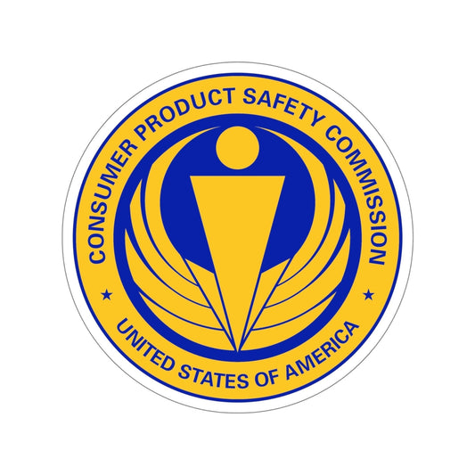 United States Consumer Product Safety Commission STICKER Vinyl Die-Cut Decal-6 Inch-The Sticker Space