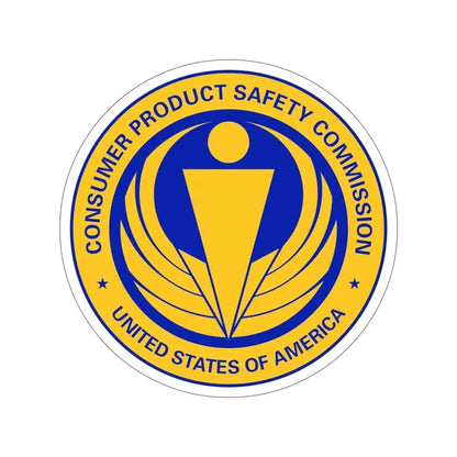 United States Consumer Product Safety Commission STICKER Vinyl Die-Cut Decal 6 Inch - The Sticker Space