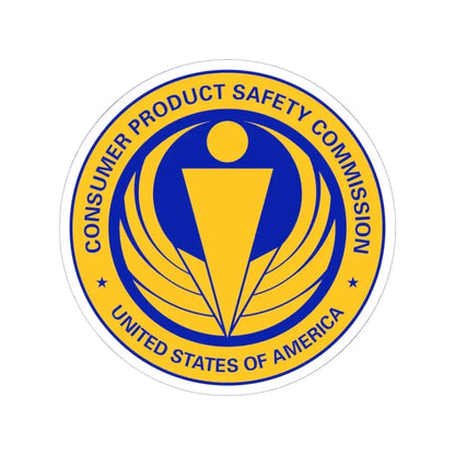 United States Consumer Product Safety Commission - STICKER Vinyl Kiss-Cut Decal 6 Inch White - The Sticker Space