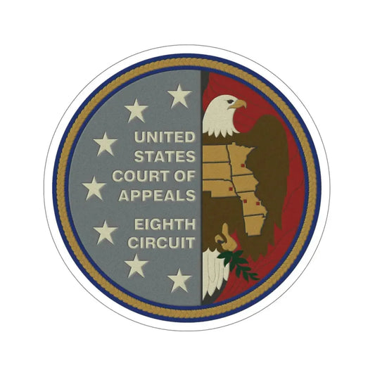 United States Court Of Appeals 8th Circuit STICKER Vinyl Die-Cut Decal 6 Inch - The Sticker Space