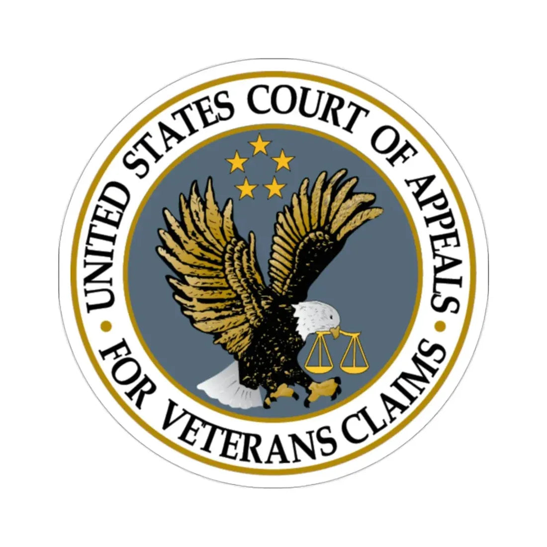 United States Court of Appeals for Veterans Claims STICKER Vinyl Die-Cut Decal 2 Inch - The Sticker Space