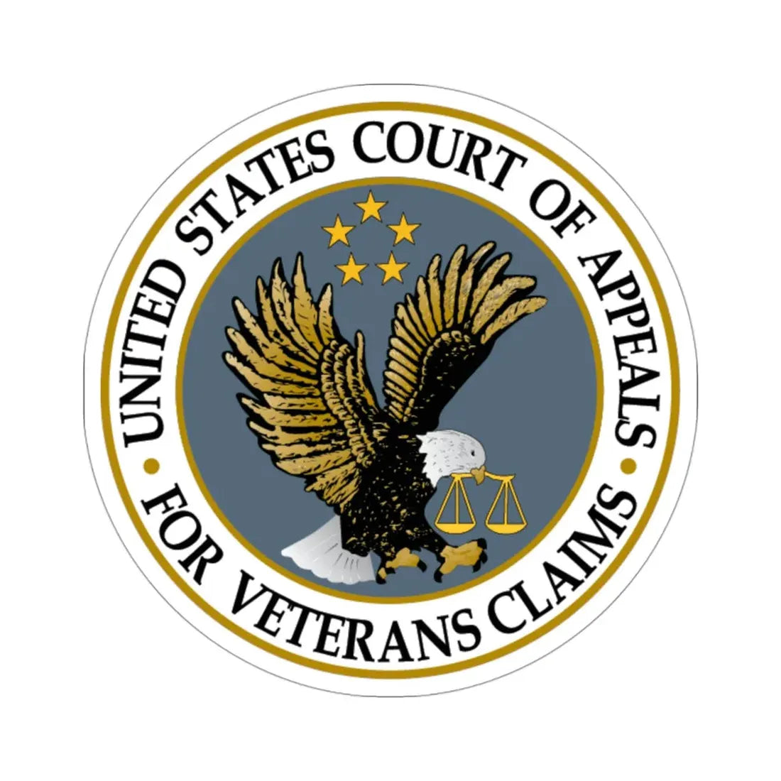 United States Court of Appeals for Veterans Claims STICKER Vinyl Die-Cut Decal 3 Inch - The Sticker Space
