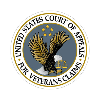United States Court of Appeals for Veterans Claims STICKER Vinyl Die-Cut Decal 5 Inch - The Sticker Space