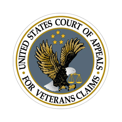 United States Court of Appeals for Veterans Claims STICKER Vinyl Die-Cut Decal 5 Inch - The Sticker Space
