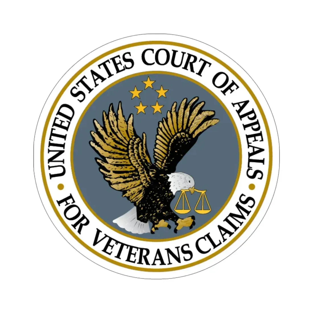 United States Court of Appeals for Veterans Claims STICKER Vinyl Die-Cut Decal 6 Inch - The Sticker Space