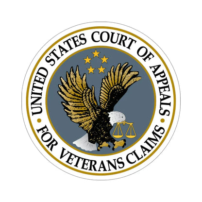 United States Court of Appeals for Veterans Claims STICKER Vinyl Die-Cut Decal 6 Inch - The Sticker Space