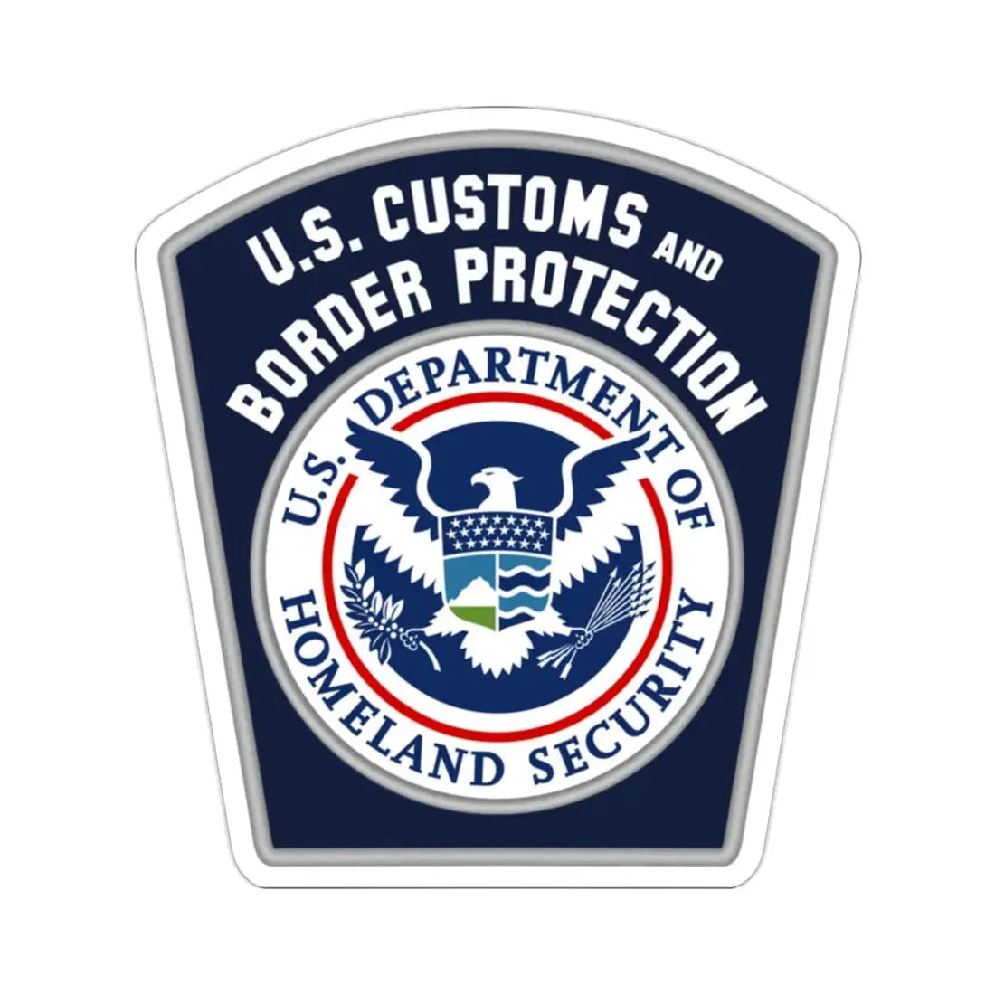 United States Customs and Border Protection STICKER Vinyl Die-Cut Decal 2 Inch - The Sticker Space