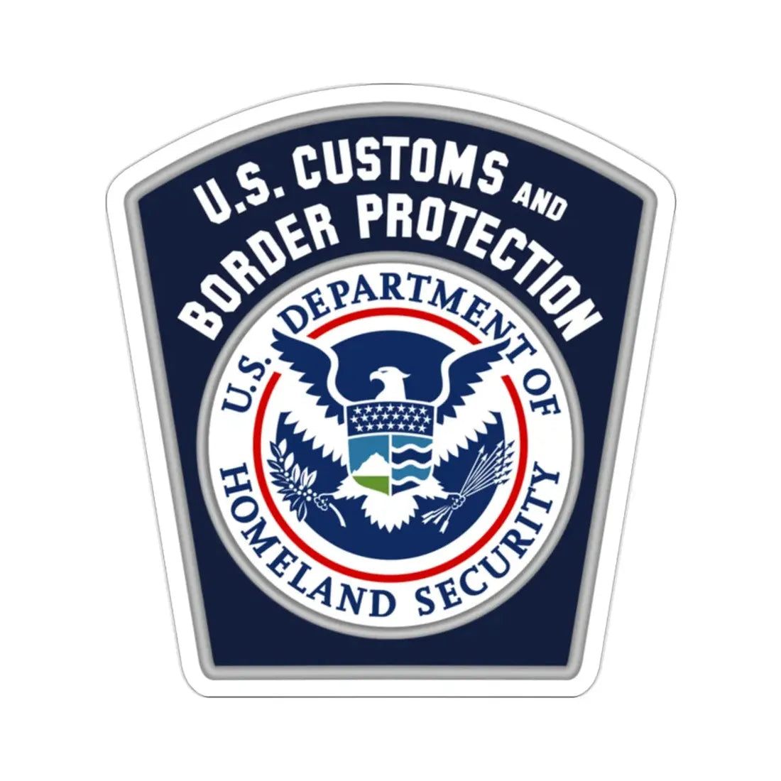 United States Customs and Border Protection STICKER Vinyl Die-Cut Decal 2 Inch - The Sticker Space