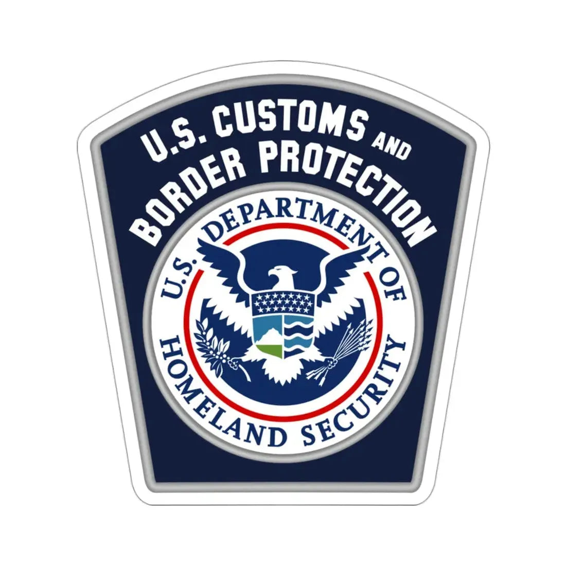 United States Customs and Border Protection STICKER Vinyl Die-Cut Decal 3 Inch - The Sticker Space
