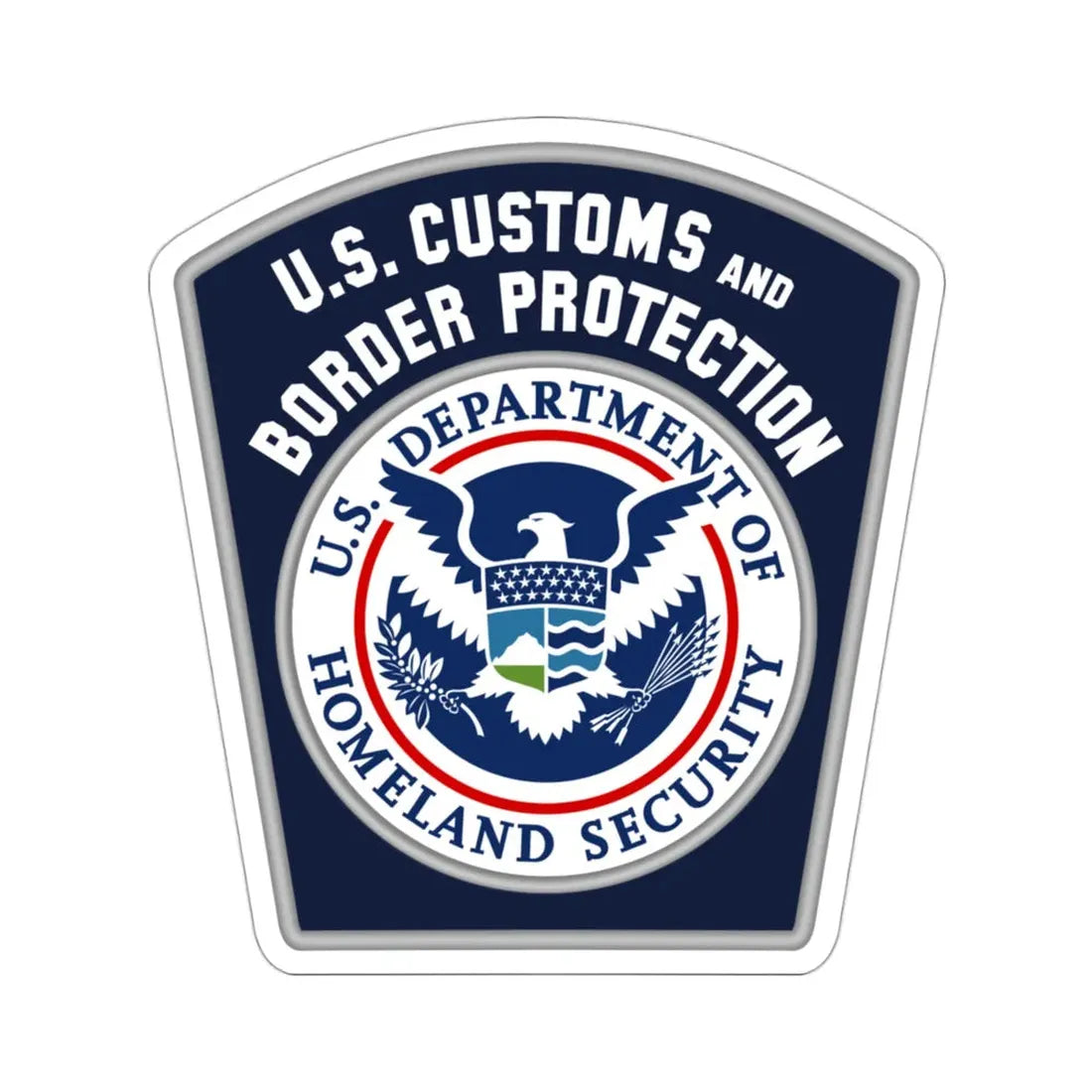 United States Customs and Border Protection STICKER Vinyl Die-Cut Decal 3 Inch - The Sticker Space