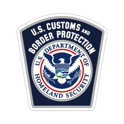 United States Customs and Border Protection STICKER Vinyl Die-Cut Decal 4 Inch - The Sticker Space