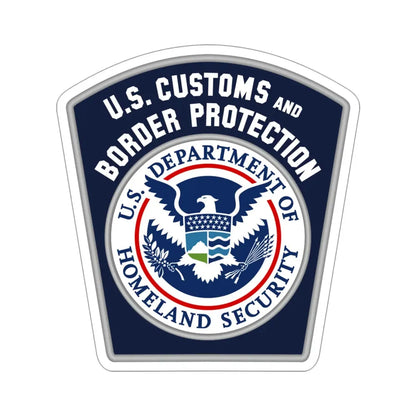 United States Customs and Border Protection STICKER Vinyl Die-Cut Decal 4 Inch - The Sticker Space