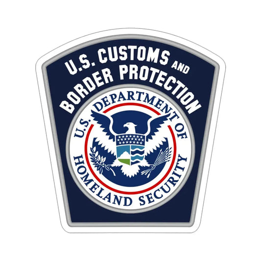 United States Customs and Border Protection STICKER Vinyl Die-Cut Decal 6 Inch - The Sticker Space