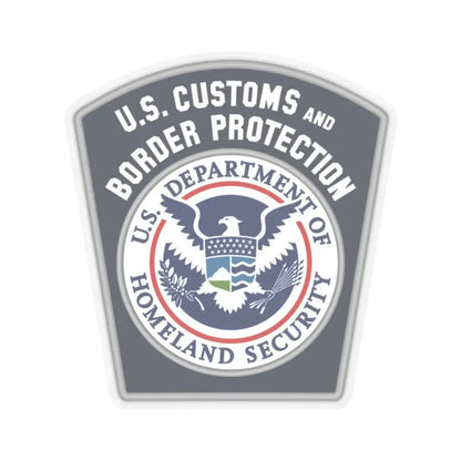 United States Customs and Border Protection - STICKER Vinyl Kiss-Cut Decal 2 Inch Transparent - The Sticker Space