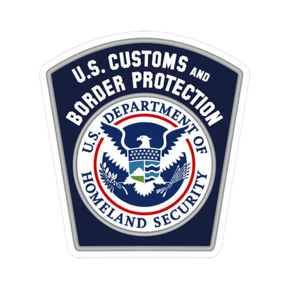 United States Customs and Border Protection - STICKER Vinyl Kiss-Cut Decal 3 Inch White - The Sticker Space