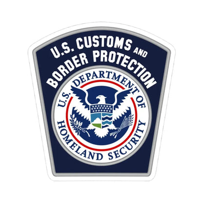 United States Customs and Border Protection - STICKER Vinyl Kiss-Cut Decal 4 Inch White - The Sticker Space