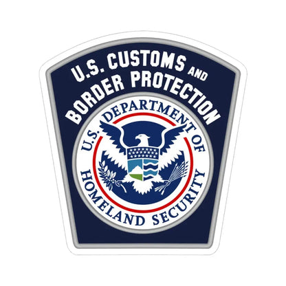 United States Customs and Border Protection - STICKER Vinyl Kiss-Cut Decal 6 Inch White - The Sticker Space