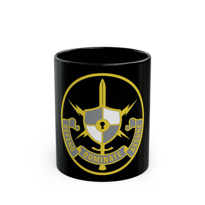 United States Cyber School 2 (U.S. Army) Black Coffee Mug-11oz-The Sticker Space